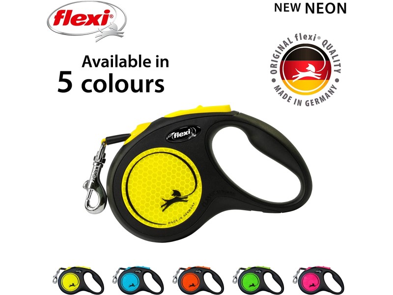FLEXI NEW NEON juostinis pavadėlis...