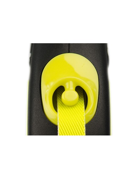 FLEXI NEW NEON juostinis pavadėlis šuniui, 5 m